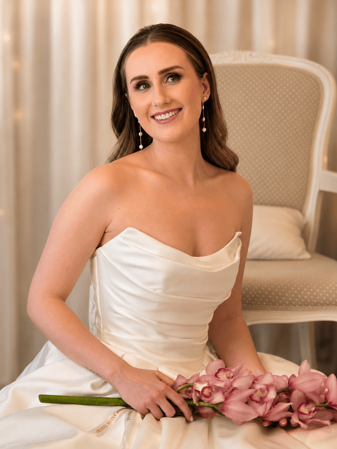 Bridal hairstyle by Ange Enoka