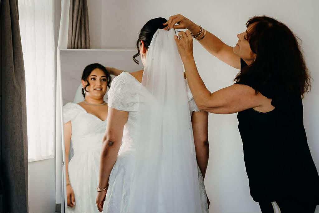 Bridal hairstyle by Ange Enoka